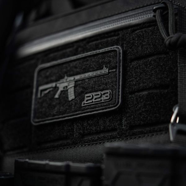 M-Tac нашивка AR-15 Velcro/PVC Black 51540002 фото