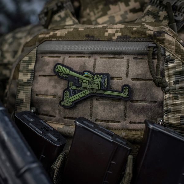 M-Tac нашивка Гаубиця Д-30 PVC Olive 51482001 фото
