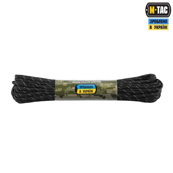 M-Tac паракорд 550 mil-spec 15m Black Reflective 51578299 фото