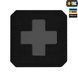 M-Tac нашивка Medic Cross Laser Cut Black/Grey 51122211 фото