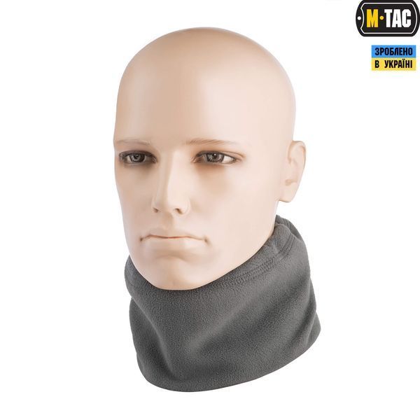 M-Tac шарф-труба Elite короткий з затяжкою фліс (270г/м2) Grey 40528011_S/M фото
