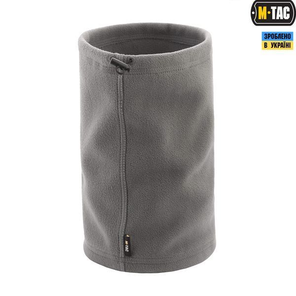 M-Tac шарф-труба Elite короткий з затяжкою фліс (270г/м2) Grey 40528011_S/M фото