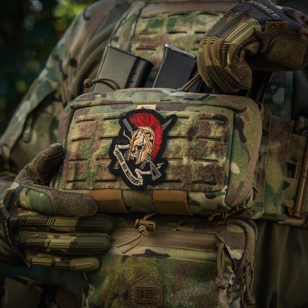 M-Tac нашивка шолом Vivere Est Militare (вишивка) 58341000 фото