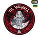 M-Tac нашивка Til Valhall PVC Red/Black 51142332 фото