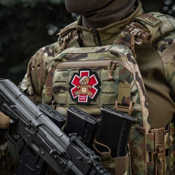 M-Tac нашивка Paramedic Ведмідь (вишивка) Bronze/Black 51480014 фото