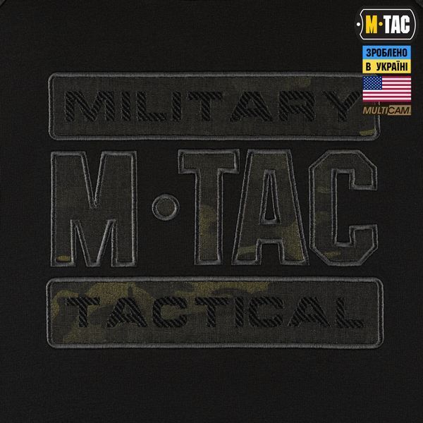M-Tac кофта Hoodie Combat Black Edition Black Multicam 20544208_XS фото