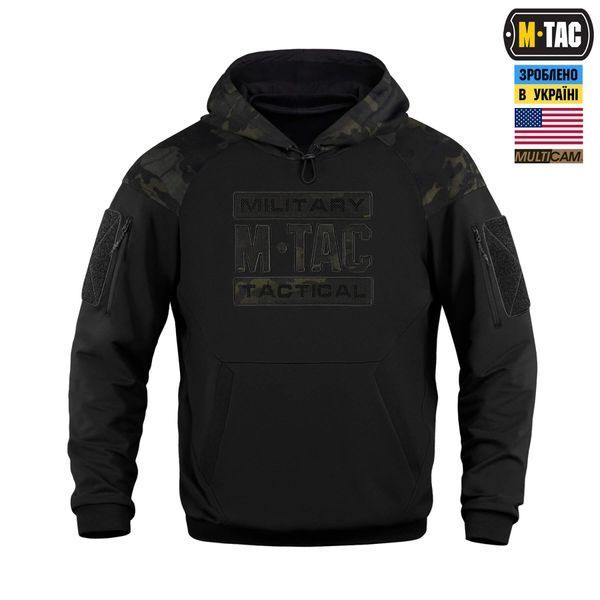 M-Tac кофта Hoodie Combat Black Edition Black Multicam 20544208_XS фото