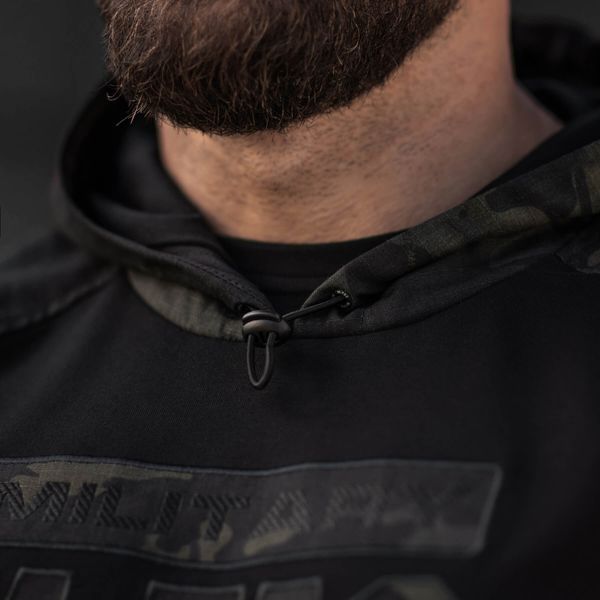 M-Tac кофта Hoodie Combat Black Edition Black Multicam 20544208_XS фото