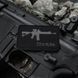 M-Tac нашивка AR-15 .223/5,56 Laser Cut Black/Grey 51111211 фото 3