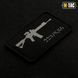 M-Tac нашивка AR-15 .223/5,56 Laser Cut Black/Grey 51111211 фото 2