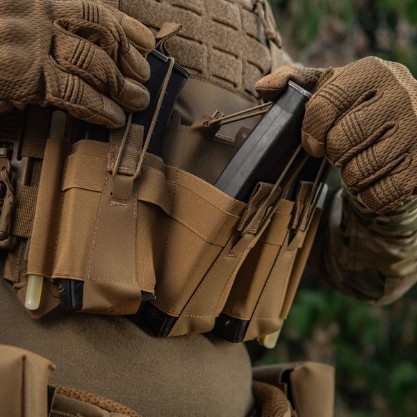 M-Tac передня панель для плитоноски Cuirass QRS на три магазина Coyote 10259005 фото