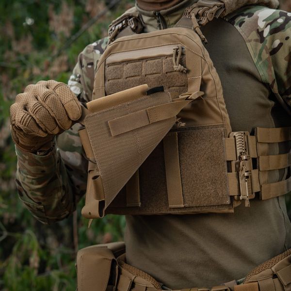 M-Tac передня панель для плитоноски Cuirass QRS на три магазина Coyote 10259005 фото