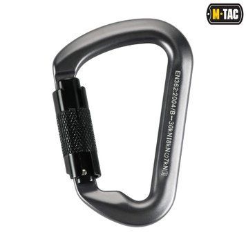 M-Tac карабін 10 см с байонетною муфтою Keylock сірий 60116011 фото