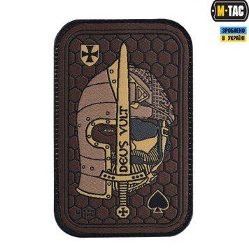 M-Tac нашивка Deus Vult Ace (жаккард) койот 51117005 фото