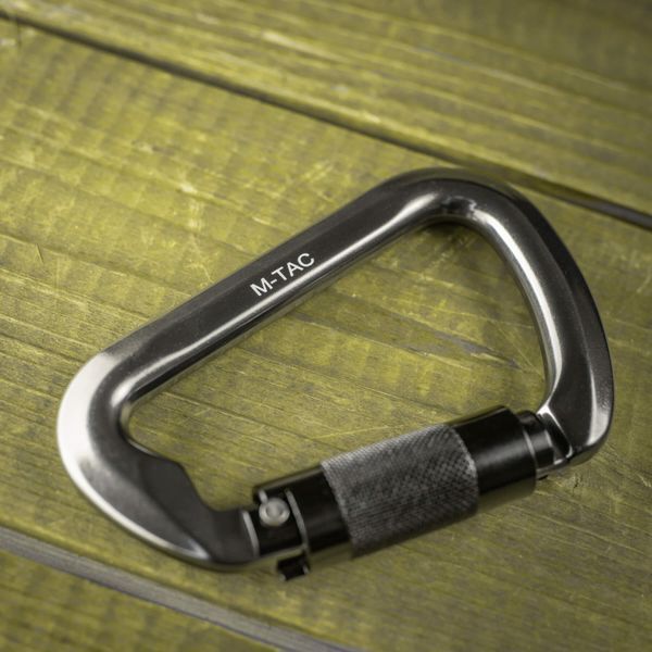 M-Tac карабін 10 см с байонетною муфтою Keylock сірий 60116011 фото