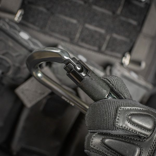 M-Tac карабін 10 см с байонетною муфтою Keylock сірий 60116011 фото