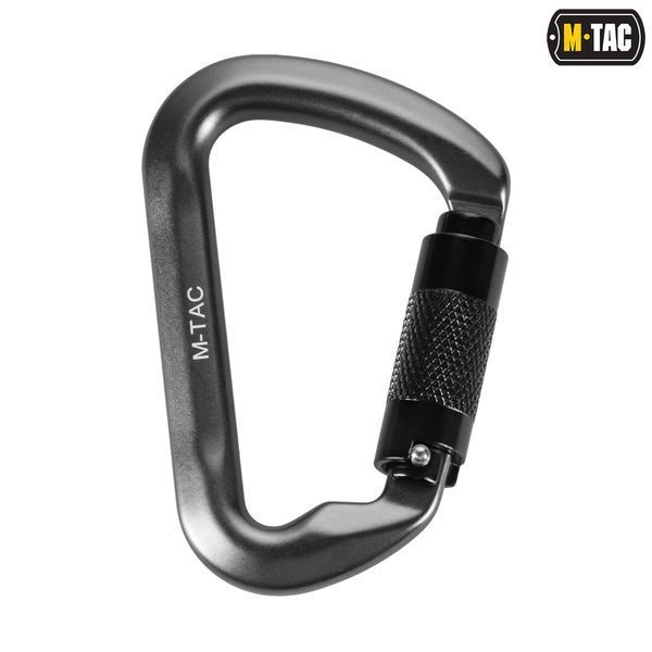 M-Tac карабін 10 см с байонетною муфтою Keylock сірий 60116011 фото