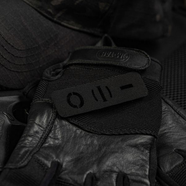 M-Tac нашивка група крові O (I) - наскрізна Laser Cut 25х80 Black 58329302 фото