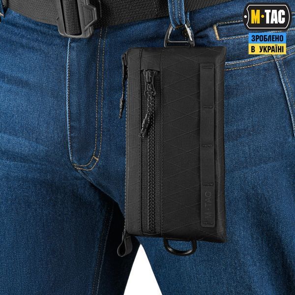 M-Tac гаманець горизонтальний з карабіном X-Pac Elite Black 10453002 фото