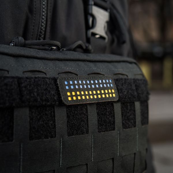 M-Tac нашивка прапор України 25х80 Laser Cut Black 51213002 фото