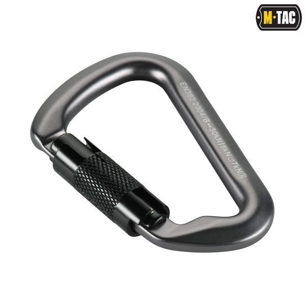 M-Tac карабін 10 см с байонетною муфтою Keylock сірий 60116011 фото
