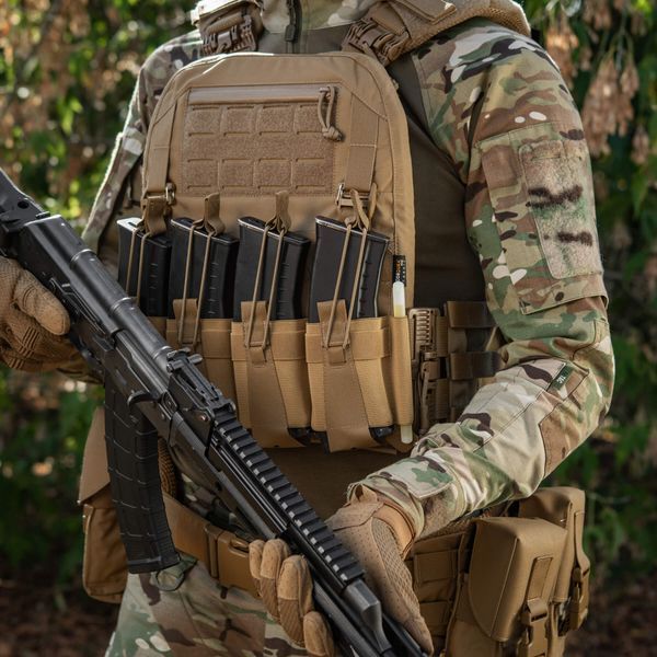M-Tac передня панель для плитоноски Cuirass QRS XL на 4 магазина Coyote 10262005 фото