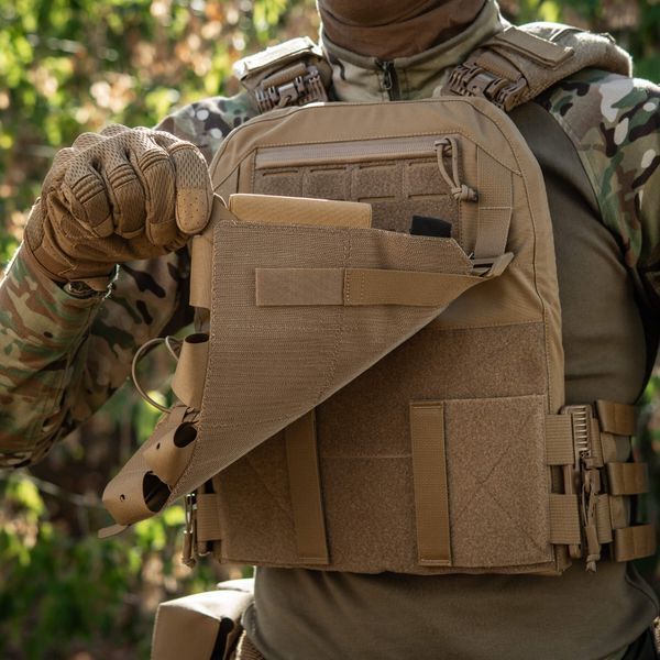 M-Tac передня панель для плитоноски Cuirass QRS XL на 4 магазина Coyote 10262005 фото