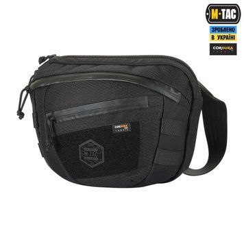 M-Tac сумка Sphaera Hex Hardsling Bag Large з липучкою Elite Black 51422002 фото