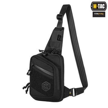 M-Tac сумка Sling Pistol Bag Hex з липучкою Black 10506002 фото