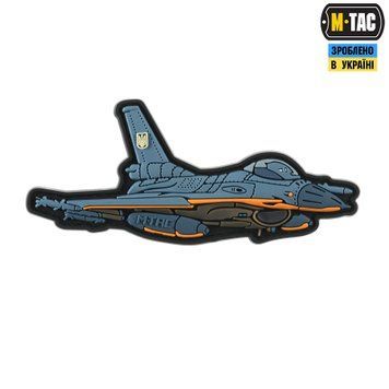 M-Tac нашивка F-16 PVC Blue 51538015 фото