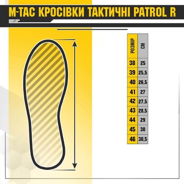 M-Tac кросівки тактичні Patrol R Black 30203902_38 фото