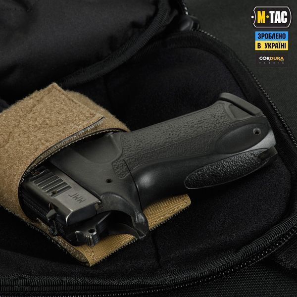 M-Tac сумка Sphaera Hex Hardsling Bag Large з липучкою Elite Black 51422002 фото