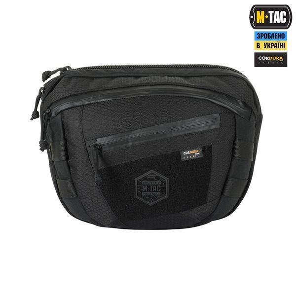 M-Tac сумка Sphaera Hex Hardsling Bag Large з липучкою Elite Black 51422002 фото