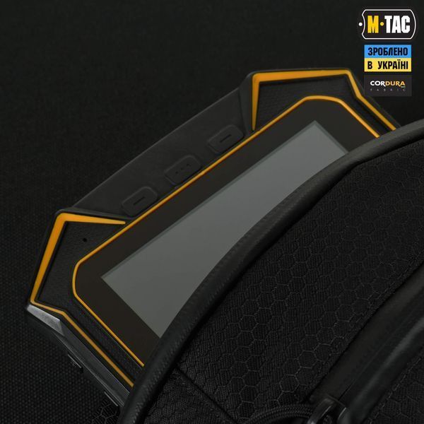 M-Tac сумка Sphaera Hex Hardsling Bag Large з липучкою Elite Black 51422002 фото