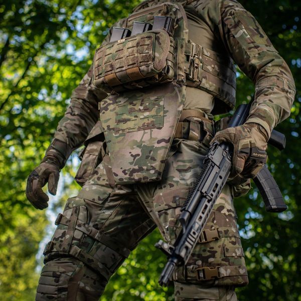 M-Tac фартух протиуламковий з балістичним пакетом 2 клас (FMS) Laser Cut Multicam 10364008 фото