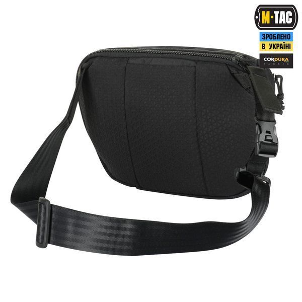M-Tac сумка Sphaera Hex Hardsling Bag Large з липучкою Elite Black 51422002 фото