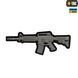M-Tac нашивка M4A1 3D PVC Grey 51121011 фото 1