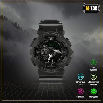M-Tac годинник Sport Black 50006002 фото