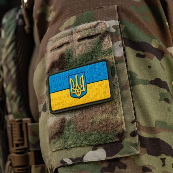 M-Tac нашивка прапор України з гербом рельєфний PVC 51116217 фото