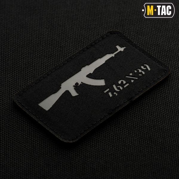 M-Tac нашивка AKM 7,62х39 Laser Cut Black/Grey 51110211 фото