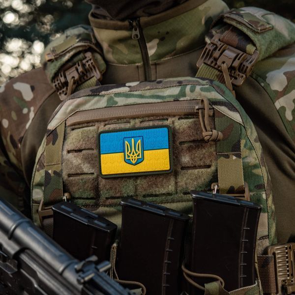 M-Tac нашивка прапор України з гербом рельєфний PVC 51116217 фото