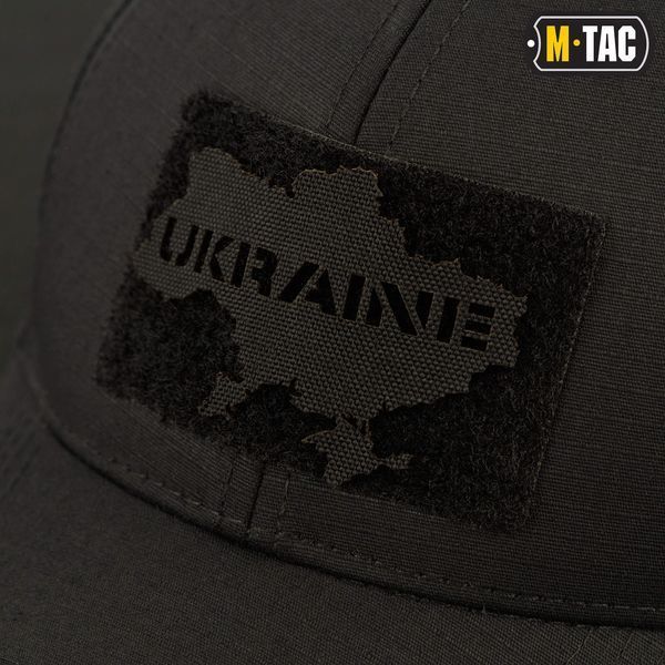 M-Tac нашивка Ukraine (контур) скрізна Laser Cut Black 51148002 фото