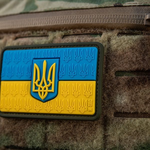 M-Tac нашивка прапор України з гербом рельєфний PVC 51116217 фото