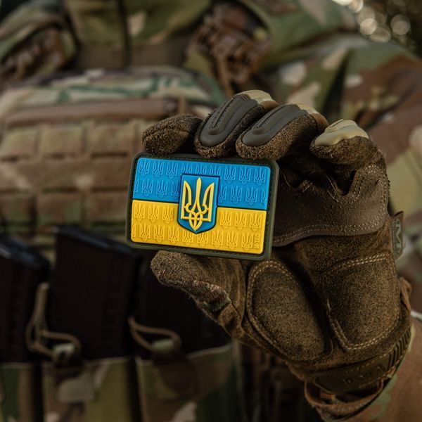 M-Tac нашивка прапор України з гербом рельєфний PVC 51116217 фото