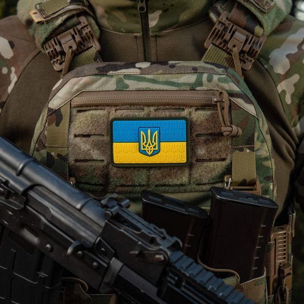 M-Tac нашивка прапор України з гербом рельєфний PVC 51116217 фото