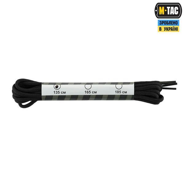 M-Tac шнурки black нейлон Mil-Spec MTC-LACENMS-BK_100 СМ фото