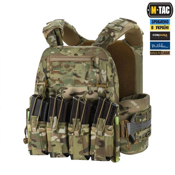 M-Tac плитоноска Cuirass Tiger Elite (розмір плити XL) Multicam 10458008_XS/S фото