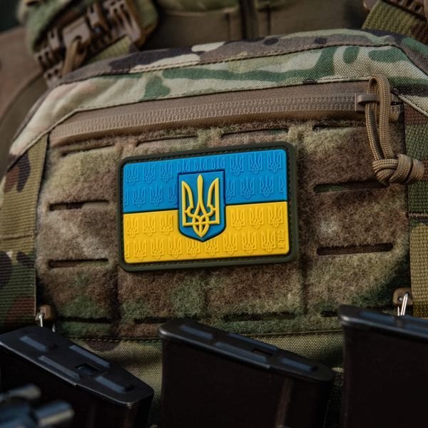 M-Tac нашивка прапор України з гербом рельєфний PVC 51116217 фото