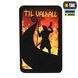 M-Tac нашивка Til Valhall (50х80 мм) Black 51304002 фото 1