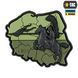 M-Tac нашивка Husaria 3D PVC Olive 51010001 фото